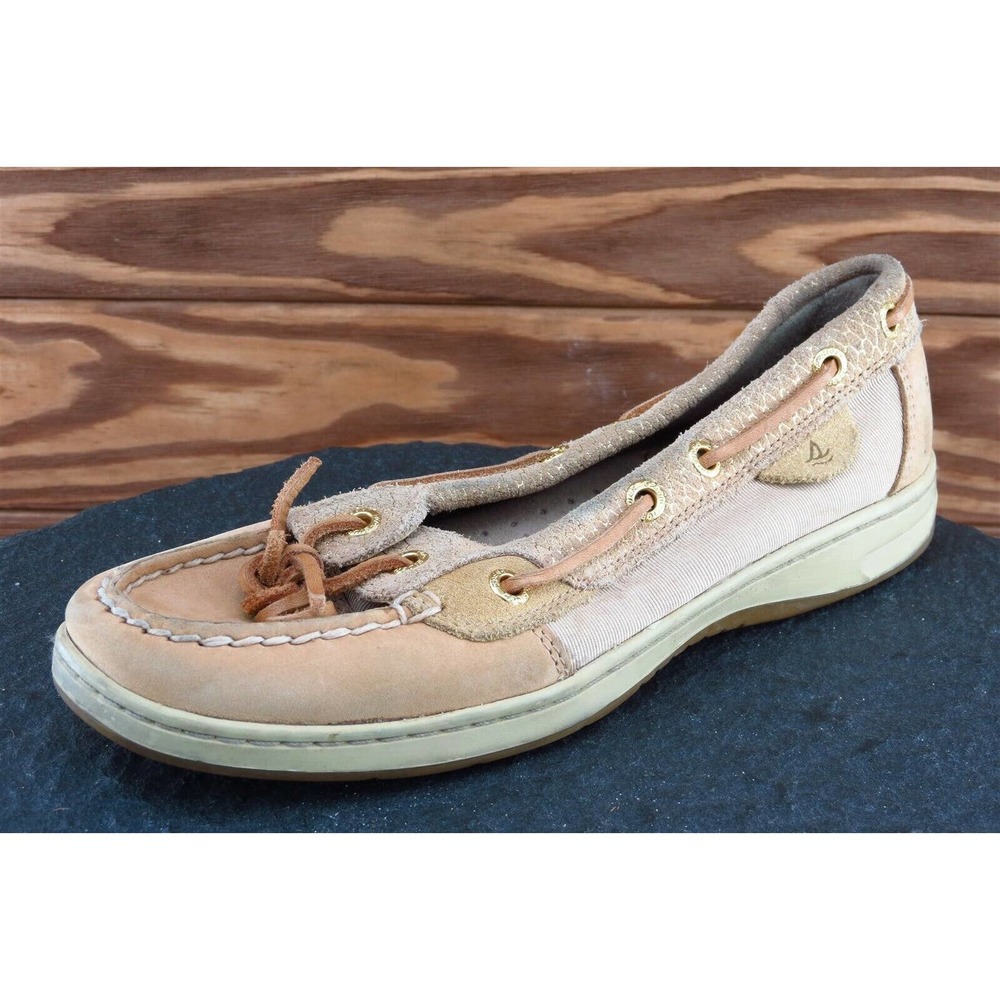 Sperry Top-Sider Size 6.5‎ M Brown Boat Shoe Shoes Fabric Women Sts90911